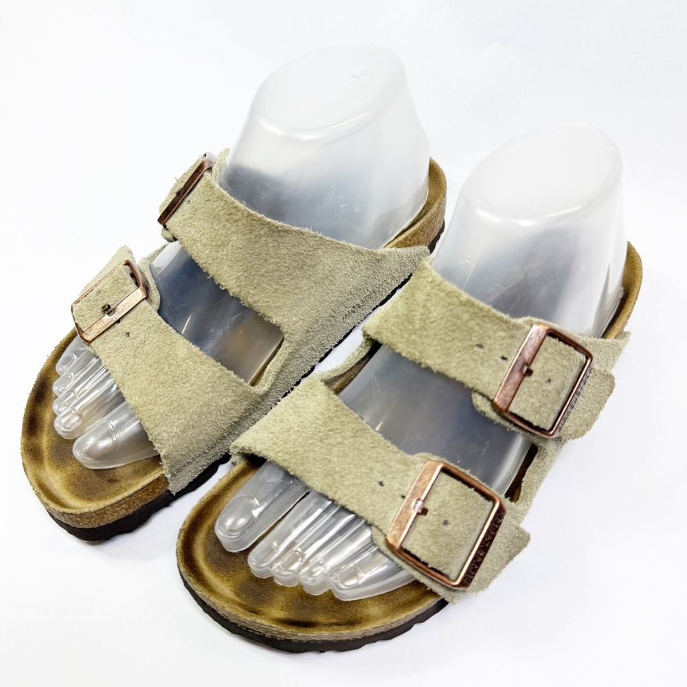 Birkenstock Suede Two-Strap Sandals size 38 L7M5
